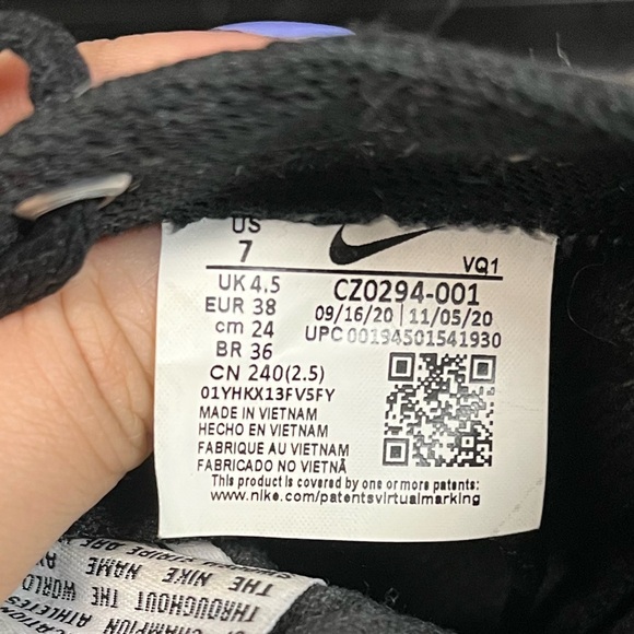 Nike COURT LEGACY | canvas, low top sneaker, womens size 7 - Picture 6 of 8